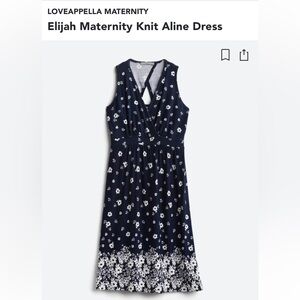 Loveappella Maternity Knit Aline Dress Size Small